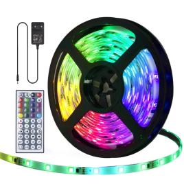 Fita Led RGB 5 Metros IP65 24W  c/ Comando