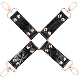 BEGME EDIÇÃO PRETA VEGAN LEATHER HOG TIE