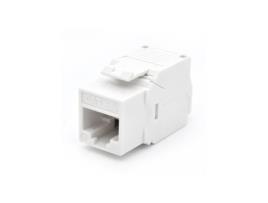 Módulo Keystone sem Bindagem ToolFree Cat 6A Branco