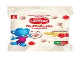 Cerelac Nutripuffs Snack Framboesa 7g 8M+