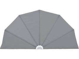 Toldo Lateral  (Cinzento - Tecido - 160 cm)