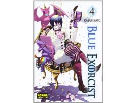 Livro Blue Exorcist 4 de Kazue Kato (Espanhol)
