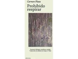 Livro Prohibido respirar de Carmen Plaza (Espanhol)