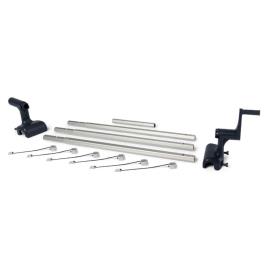Intex Rolo De Cobertura Para Piscinas Retangulares Solar 274-488 cm Black