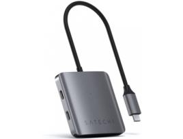HUB  7466723 (USB-C - 4 Portas - Prateado)
