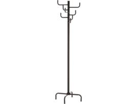 Cabide  Moderno Preto De Metal (183x40x40 cm)