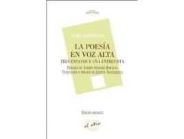 Livro La poesía en voz alta : tres ensayos y una entrevista (Espanhol)