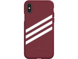 Capa iPhone X, XS  Gazelle Suede Vermelho