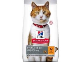 Ração para Gatos HILL'S Sterilised (3 Kg - Seca - Adulto - Sabor: Frango)