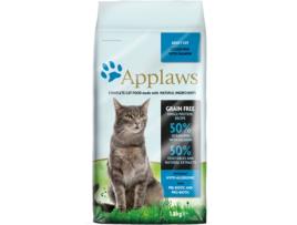 Ração para Gatos APPLAWS (350 g - Seca - Adulto - Sabor: Peixes com Salmão)