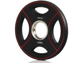 Disco  Pro Pu Weight Plate (Preto - 1.25 Kg - 19.8x19.8x2cm - PU)