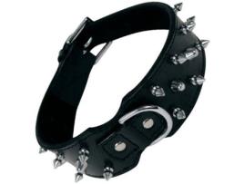 Coleira para Cães GLORIA PETS Espigões (Preto - 65 x 6.2 cm - Couro)