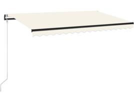 Toldo Retrátil Automático  (Bege Creme - Alumínio - 450x300 cm)