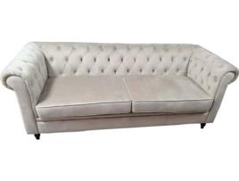 Sofá  Chesterfield (Bege - Polipele - Lugares: 2)