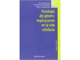 Livro Psicologia Del Genero Implicaciones En La Vida Cotidiana de Pilar Matud Aznar (Espanhol)