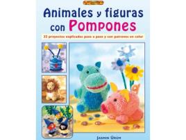 Livro Animales Y Figuras Con Pompones de Jasmin Ürüm (Espanhol)