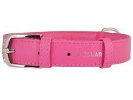 Coleira para Cães COLLAR Glamour (Rosa - 46-60 x 3.5 cm - Couro)