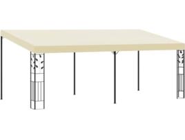 Pérgula  (Bege - Tecido - 600x300x250 cm)
