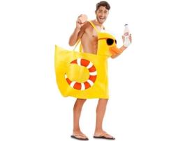 Fato Unisexo  Pato De Banho Amarelo Para Adulto (Tam: M/L)