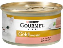 Ração para Gatos GOURMET (24x85 g - Húmida - Adulto - Sabor: Salmão)