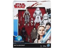 Conjunto de Figuras de Ação Star Wars The Last Jedi Batalha em Crait (4 unidades)