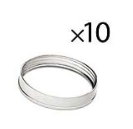 Rings  Quantum Torque HDC 12mm Prateado (Pack 10)
