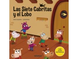 Livro Las Siete Cabritas Y El Lobo de Anna Canyelles (Espanhol)