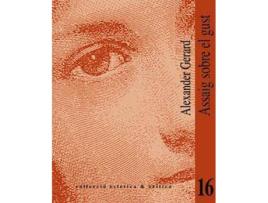 Livro Assaig sobre el gust de Alexander Gerard (Espanhol)