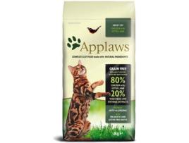 Ração para Gatos APPLAWS (400 g - Seca - Adulto - Sabor: Frango e Cordeiro)