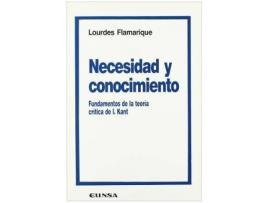 Livro Necesidad y Conocimiento : Funadmentos de La Teoria Critica de I. Kant de Lourdes Flamarique (Espanhol)