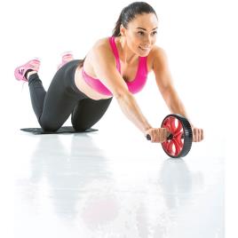 Gymstick Exercise Wheel One Size Black / Red