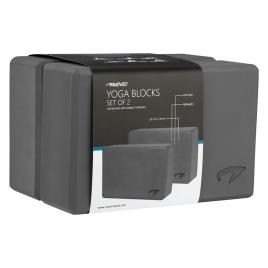 Avento Fitness/yoga Block 2 Units 23 x 15 x 7.6 cm Grey