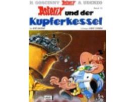 Livro Asterix in German : Asterix und der Kupferkessel de René Goscinny (Alemão)