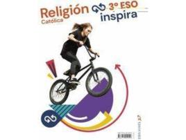 Livro Proyecto Inspira - Religión Católica 3 ESO de Alonso Amez, Antonio Ricardo, Ilustrado por @Muxotepotolobat, Ilustrado por Ana Mangas Vicente (Espanhol)