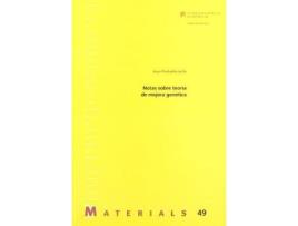 Livro Notas sobre teoría de mejora genética de Jesús Piedrafita Ardilla (Espanhol)