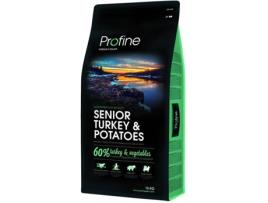 Ração para Cães  (15Kg - Seca - Sénior - Sabor: Perú)