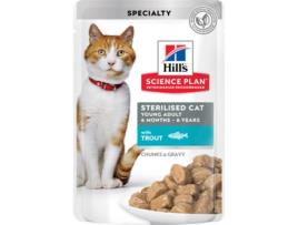 Ração para Gatos HILL'S (12x85 g - Húmida - Sabor: Truta)