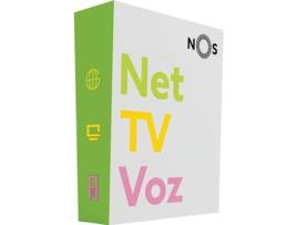 Pacote TV NOS 3P (180 Canais - 200 Mbps - 30 GB Net Móvel)