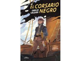 Livro El Corsario Negro de Emilio Salgari (Espanhol)