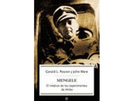 Livro Mengele de John Ware, Gerard Posner (Espanhol)