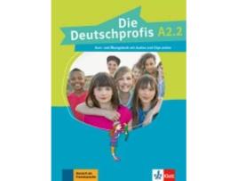 Livro Deutschprofis in Teilbanden : Kurs- und Ubungsbuch A2.2 + Audios und Clips o de Olga Swerlowa (Alemão)