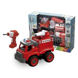 Tachan Caminhão De Bombeiros Som Montagem Elétrica E Rc 3-6 Years Multicolor
