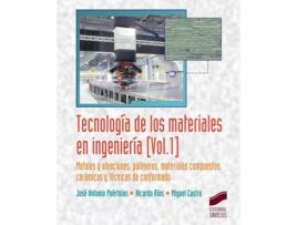 Livro Tecnologia De Los Materiales En Ingenieria Vol.I de Vários Autores (Espanhol)