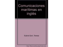 Livro Comunicaciones marÃ­timas en inglÃ©s de Teresa Subirã¡ Goni (Espanhol)