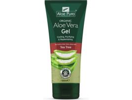 Creme Corporal ALOE PURA Aloe Vera Gel Com Árvore De Chá (200 ml)