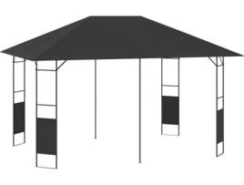 Pérgula VIDAXL (Cinzento Antracite - Tecido - 400x300x260 cm)