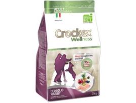 Ração para Cães CROCKEX (3 Kg - Seca - Sabor: Coelho e Arroz)