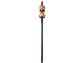 Arma  Lança Com Caveira Sangrenta Desmontável (142 cm)