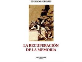 Livro La recuperación de la memoria de Eduardo Subirats (Espanhol)