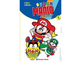 Livro Super Mario Aventuras 5 de Yukio Sawada (Espanhol)